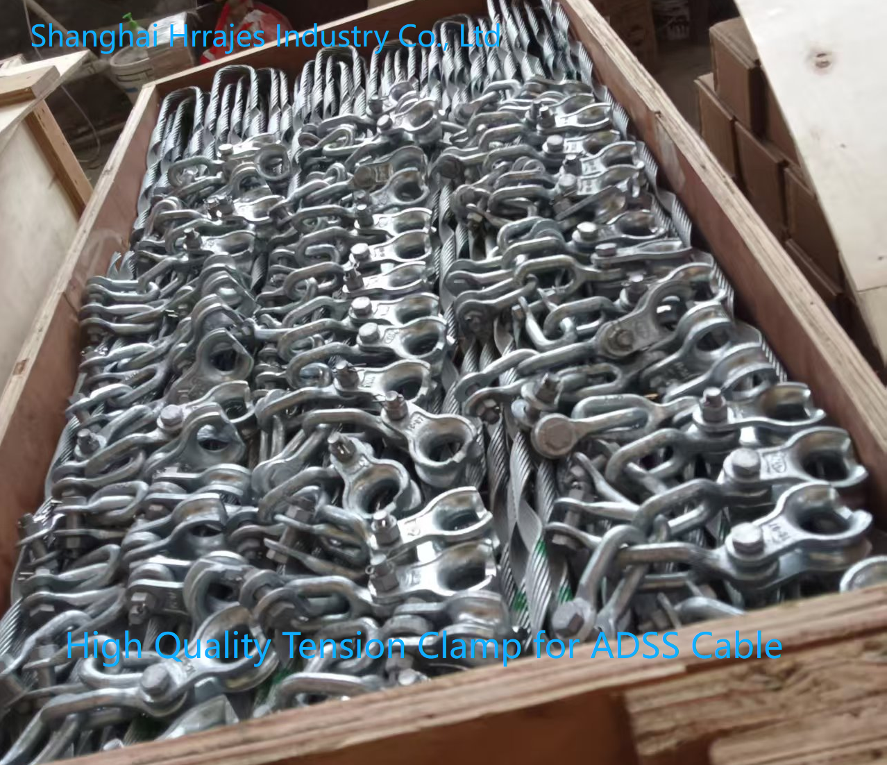 tension clamp for ADSS cable